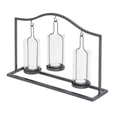 Save 20% with code 20madebyyou. Hanging Glass Bottle 3 Votive Candle Holder