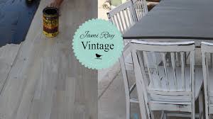The neutral tone is just right for a classic farmhouse, coastal cottage, or traditional kitchen nook. How To A Modern Table Gets A Farm Fresh Look Youtube