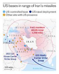 🔴 Pictured: US bases in range of Iran's missiles Follow the latest ⬇️  https://www.telegraph.co.uk/us/news/2025/06/22/us-strikes-iran -latest-updates/