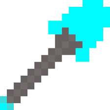 I will sometimes make a diamond shovel to go with my stone tools. Pixilart Diamond Shovel By Gamer Minecraft