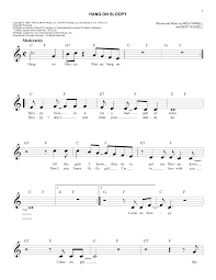 Place the drum on your lap and use cover the open bottom with your hand. Hang On Sloopy Lead Sheet Fake Book Print Sheet Music Now