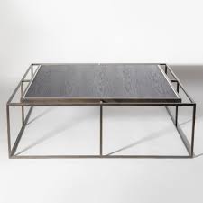 47 l fabiano coffee table modern contemporary exposed rivets bronze patina. Plaza Coffee Table Loom Furniture Loom Furniture