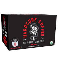 Organic coffee for keurig brewers. Buy Hardcore Coffee Single Serve Pods For Keurig K Cup Brewers High Caffeine Strong Organic Dark Roast 10 Count Online In Turkey B081lk8yx7