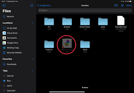 File Stuck On Google Drive Inside Files App Ipados