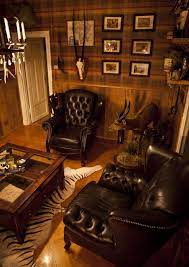 Masculine Cozy Room Decor Perfect For A Lodge Man Cave Living Room Man Cave Home Bar Small Room Design