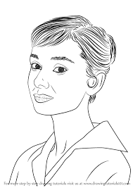 Learn How To Draw Audrey Hepburn Celebrities Step By Step Drawing Tutorials Audrey hepburn was a british actress and humanitarian. learn how to draw audrey hepburn
