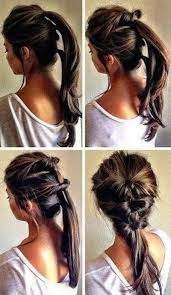 21 Hairstyles You Can Do In Less Than Five Minutes Thick Hair Styles Hair Styles Easy Hairstyles