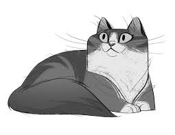 722 Fluffy Cat Drawing Cats Illustration Cat Illustration Fluffy black cat ink drawings express the personalities of. 722 fluffy cat drawing cats