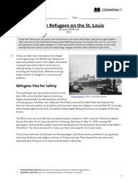 Kincaid pushed the questionable items a little to one side with the. Commonlit Jewish Refugees On The St Louis Student 1 Nazi Germany Refugee