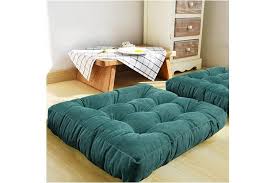 Shop a variety of colors. Higogogo Floor Pillow Square Meditation Pillow For Seating On Floor Solid Thick Tufted Seat Cushion Meditation Cushion For Yoga Living Room Sofa Balcony Outdoor Dark Green 60cm X 60cm Kogan Com