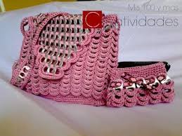mis 100 y mas creatividades pop tab crafts pop tabs pop tab purse