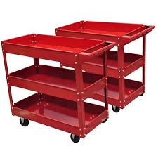 220 Lb Capacity Utility Platform Dolly Garage Storage Steel Workshop Tool Cart