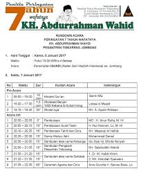 We did not find results for: Inilah Susunan Acara Puncak Haul Ke 7 Gus Dur Di Tebuireng Tebuireng Online