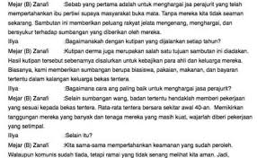 Tetapi berapa ramai yang bergantung hati sepenuhnya kepada yang maha memberi? Contoh Karangan Dialog Perbualan Contoh Ong Cute766