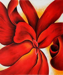 Dahlias, daisies, roses, peonies, blue bonnets, daffodils, dandelions, & more. Chinese Red Georgia O Keefe Art Georgia O Keeffe Paintings O Keeffe Paintings