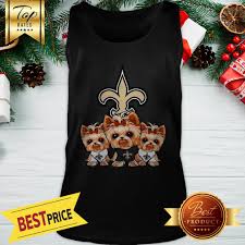 Yorkshire Terrier New Orleans Saints Shirt Togethertee