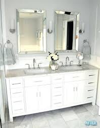 Double Wide Mirror Best Double Vanity Ideas Bathroom Sink Intended For Mirrors Remodel 8 C Small Bathroom Makeover Bathroom Design Decor Double Vanity Bathroom