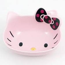 Hello Kitty Small Ceramic Bowl Want Want Want