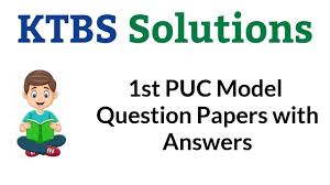 Kseeb.kar.nic.in 2021 model question paper with answer. 1st Puc Model Question Papers With Answers 2020 21 Science Commerce Karnataka New Syllabus Ktbs Solutions