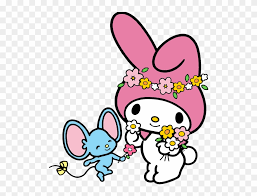 She therefore wears a red (or pink) hat that covers her ears, and often a bow. My Melody Clip Art Cartoon My Melody Coloring Pages Png Download 137789 Pinclipart