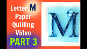Quilled mom monogram | monogram. Paper Quilling Letter M 3 Steps Instructables