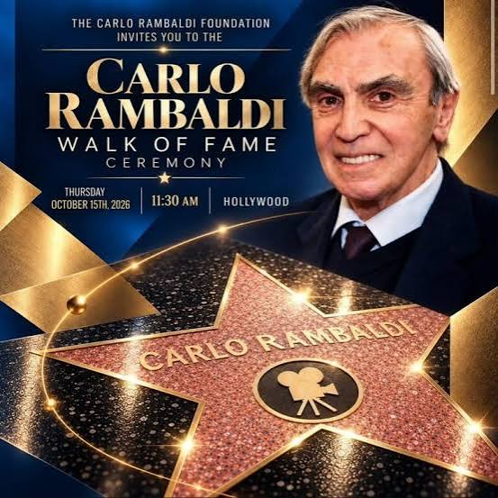 A Carlo Rambaldi una stella postuma sulla Hollywood Walk of Fame