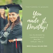 As low as $0.70 per piece. Customize 87 Graduation Invitations Templates Online Canva