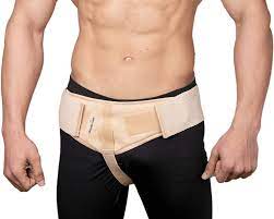 Amazon Com Wonder Care Inguinal Hernia Support Truss For Single Inguinal Or Sports Hernia With One Removable Compression Pads Adjustable Groin Straps Surgery Injury Recover A 103 Right S Clothing