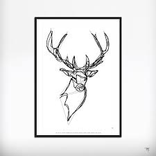 Royal Stag Deer Nature Art Print Hu2 Com
