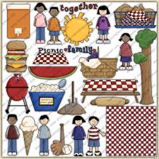 Download hoge kwaliteit picknick vectoren voor commerciële projecten. Family Picnic Clipart Graphic Collection 0 67 Scrapbookingmad Com