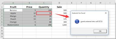 How To Pop Up Message Box If Cell Value Equals X In Excel