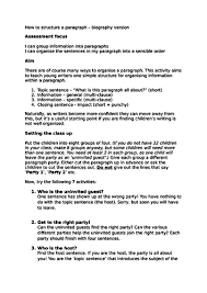 What is the generic structure of biography text. Biography How To Structure A Biography Paragraph Anne Frank Paragraph Party Teaching Resources