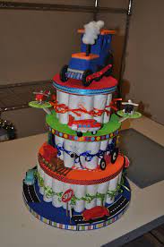 Planes Trains And Automobiles Diaper Cake Baby Shower Diaper Cake Baby Shower Food Baby Shower Diapers