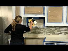 How To Paint Kitchen Cabinets With A Paint Sprayer Youtube Kitchen Paint Paint Sprayer Painting Kitchen Cabinets