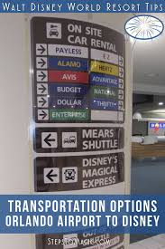 Transportation Options From Orlando International Airport Orlando International Airport Disney World Tips And Tricks Disney World Planning