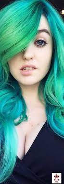 Pin By Vitanapoli On Facce Unnatural Hair Color Green Hair Extensions Light Hair Color