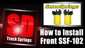 how to install sumo springs ssf 102