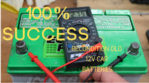 Black And Decker Car Battery Charger Recondition Mode Reconditioning A 12 Volt Car Battery 100 Success Youtube