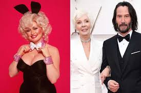 Keanu Reeves' Mom Designed Dolly Parton's 'Playboy' Cover Outfit