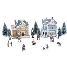 Book holiday village, bulgaria on tripadvisor: Christmas Current 1991 Now Villages Houses Home Accents 12 Pc Christmas Village Accessory Set New Collectibles Zsco Iq