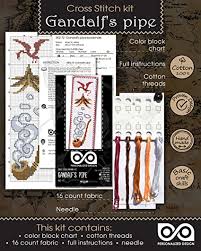 What follows are patterns for a suggested starting point. Embroidery Kit The Hobbit Diy Counted Cross Stitch Bookmark With Lord Of The Rings Pattern Gandalfs Pipe Needlework Arts Crafts Sewing