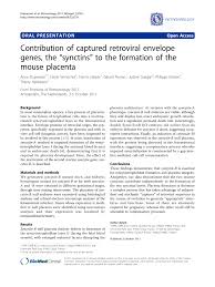 Affiliated with the australasian menopause society (ams). Pdf Contribution Of Captured Retroviral Envelope Genes The Synctins To The Formation Of The Mouse Placenta
