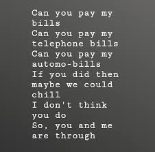 Bills Bills Bills Destiny S Child Music Songs Lyrics Destinys Child Lyrics Destiny S Child Quotes To Live By