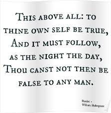  Hamlet Quote Poster By Mrsthornton In 2021 Hamlet Quotes Quote Posters Positive Quotes