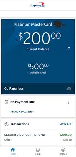 Capital one secured credit card security deposit. Capital One Secured Deposit Refund Now Unsecured Myfico Forums 6187677
