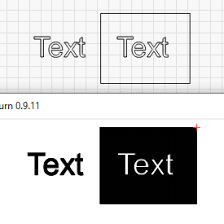 Check spelling or type a new query. White Not Engraved Text On Solid Color Background Lightburn Software Lightburn Software Forum