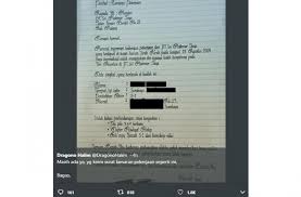 Surat Lamaran Kerja Tulisan Tangan Ini Bikin Kagum Rapi Banget Hitekno Com