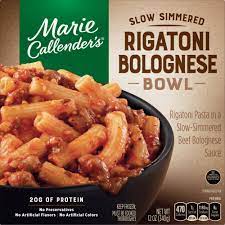Marie callender's chicken alfredo bake marie callender's chicken alfredo bake. Marie Callender S Slow Simmered Rigatoni Bolognese Bowl Frozen Meal 12 Oz Kroger