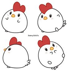 1001 Idees Pour Creer Le Plus Beau Dessin Mignon Beau Creer Dessin Idees Mignon Pour Cute Kawaii Animals Cute Drawings Chicken Drawing