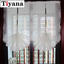 Watch them float overhead as you soak in a tub filled with your favorite bath tea. Tiyana Lift White Embroidered Roman Curtain Sheers For Kitchen Bay Window Solid Color Modern Balloon Door Curtains Tulle Jk023x Curtains Sheers Curtains Tulleroman Curtains Aliexpress